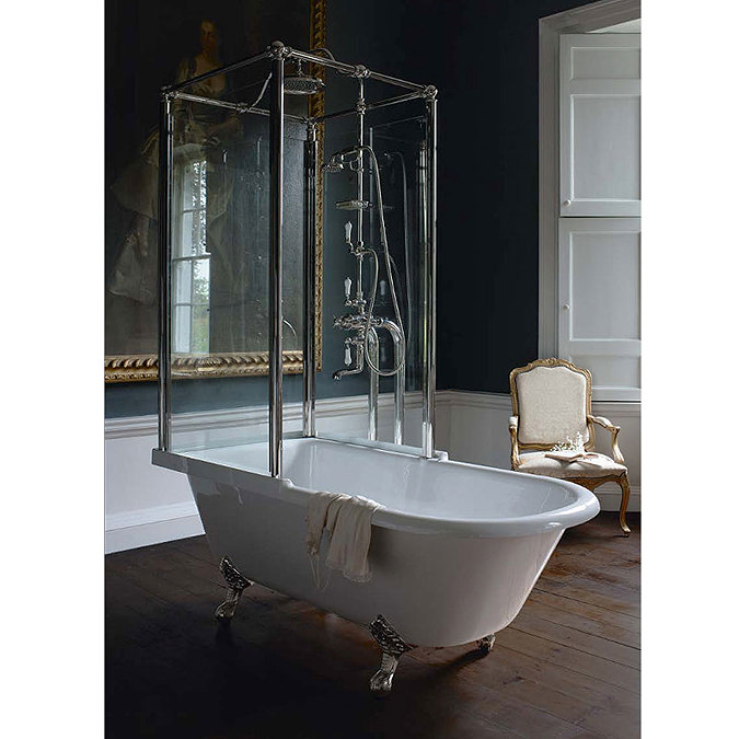 Clearance - Arcade Royal Freestanding Over Bath Shower Temple - RH Option In Bathroom Large Image