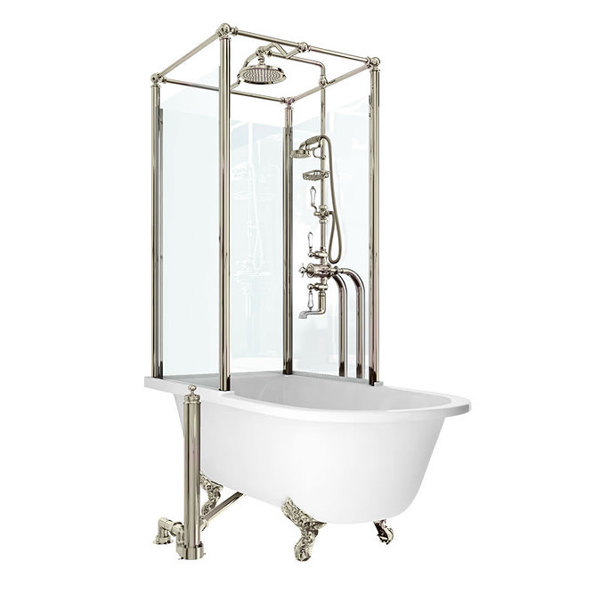 Clearance - Arcade Royal Freestanding Over Bath Shower Temple - RH Option Large Image