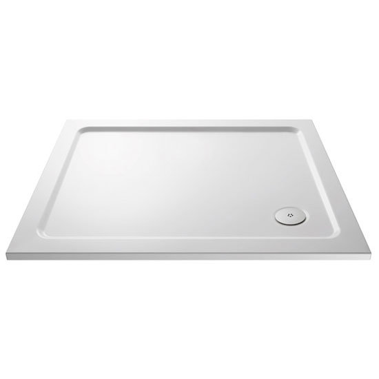 Clearance - Pearlstone Rectangular Shower Tray - 1100 x 900 x 40 - NTP019-14D-B Large Image