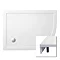 Cleargreen - 35mm Offset Quadrant Shower Tray with Leg & Panel Set - 900 x 1200mm - Right Hand Large