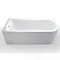 Cleargreen - Viride offset 170cm x 75cm single ended bath with panel Standard Large Image