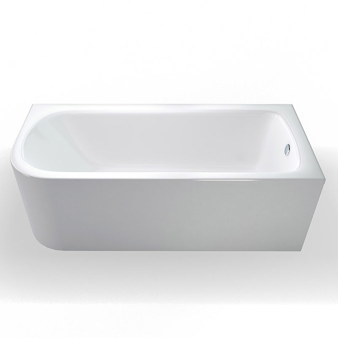 Cleargreen Viride Offset 170cm x 75cm Single Ended Bath + Panel