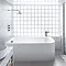 Cleargreen - Viride offset 170cm x 75cm single ended bath with panel Profile Large Image