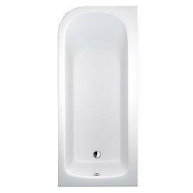 Cleargreen Viride Offset 170cm x 75cm RH Single Ended Bath + Panel Large Image