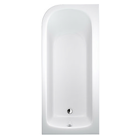 Cleargreen Viride Offset 170cm x 75cm RH Single Ended Bath + Panel Large Image