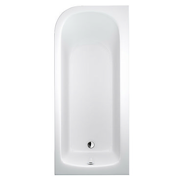 Cleargreen - Viride offset 170cm x 75cm single ended bath with panel Profile Large Image