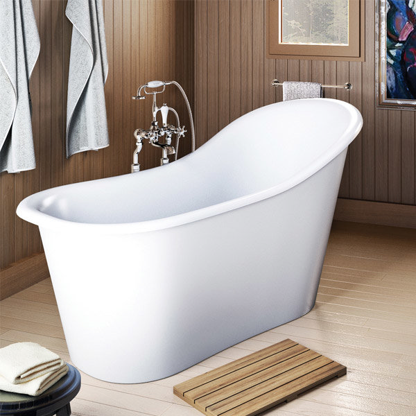 Clearwater - Emperor 1530 x 725 Traditional Freestanding Bath - T13B Feature Large Image