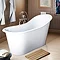 Clearwater - Emperor 1530 x 725 Traditional Freestanding Bath - T13B Feature Large Image