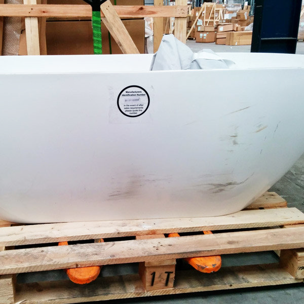 Clearwater Grade B Formoso Natural Stone Bath - 1690 x 800mm Feature Large Image
