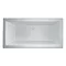 Clearwater - Ice Wall 1840 x 940 Modern Freestanding Bath - M15 Profile Large Image