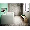 Clearwater - Ice Wall 1840 x 940 Modern Freestanding Bath - M15 Feature Large Image