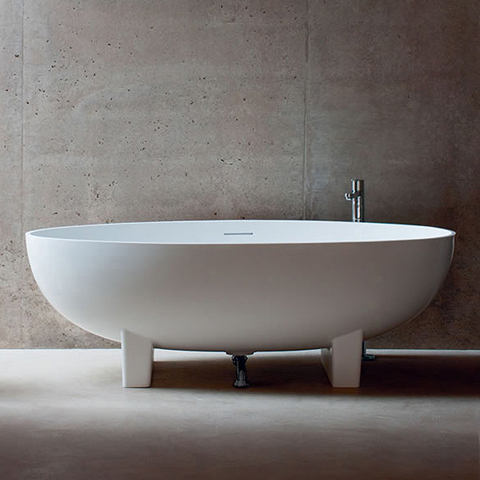 Clearwater - Lacrima Natural Stone Bath - 1690 x 800mm - N12 Large Image