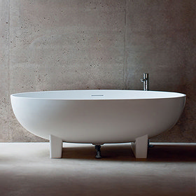 Clearwater - Lacrima Natural Stone Bath - 1690 x 800mm - N12 Large Image