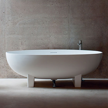 Clearwater - Lacrima Natural Stone Bath - 1690 x 800mm - N12 Profile Large Image