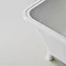 Clearwater - Lonio Natural Stone Bath Hand Polished White - 1700 x 750mm - N19 Feature Large Image