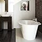 Clearwater - Mystique 1690 x 850 Modern Freestanding Bath - M12 Feature Large Image