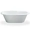 Clearwater - Mystique 1690 x 850 Modern Freestanding Bath - M12 Large Image