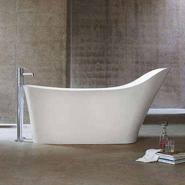 Clearwater - Nebbia Natural Stone Bath - 1600 x 800mm - N14 Profile Large Image