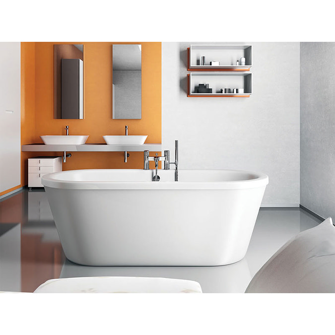 Clearwater - Nouveau 1780 x 810 Modern Freestanding Bath - M1A Feature Large Image
