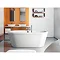 Clearwater - Nouveau 1780 x 810 Modern Freestanding Bath - M1A Feature Large Image