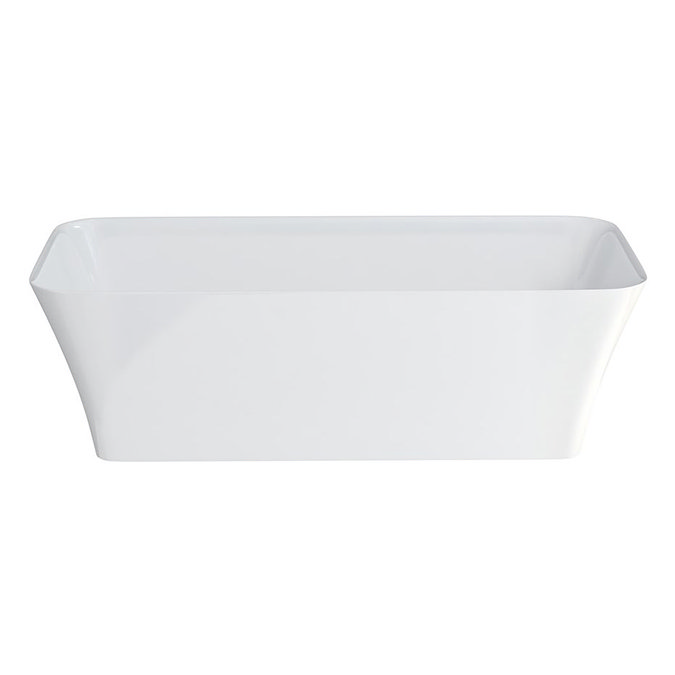 Clearwater Palermo Natural Stone Bath Hand Polished White - 1790 x 750mm Feature Large Image