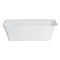 Clearwater Palermo Natural Stone Bath Hand Polished White - 1790 x 750mm Feature Large Image