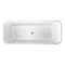 Clearwater Palermo Natural Stone Bath Hand Polished White - 1790 x 750mm Standard Large Image