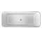 Clearwater Palermo Petite ClearStone Bath - N4CCS In Bathroom Large Image