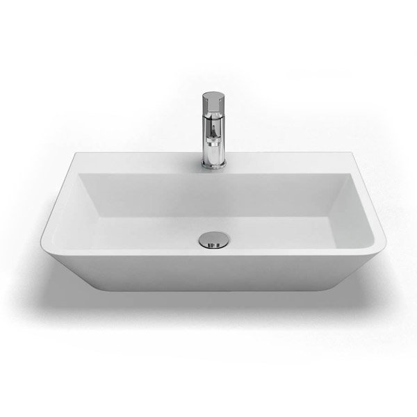 Clearwater - Patinato Bacino Natural Stone Countertop Basin - W590 x D390mm - B2B Large Image