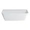 Clearwater Patinato Clear Stone Gloss White Back To Wall Bath - 1690 x 800 - N3BCS  Profile Large Image