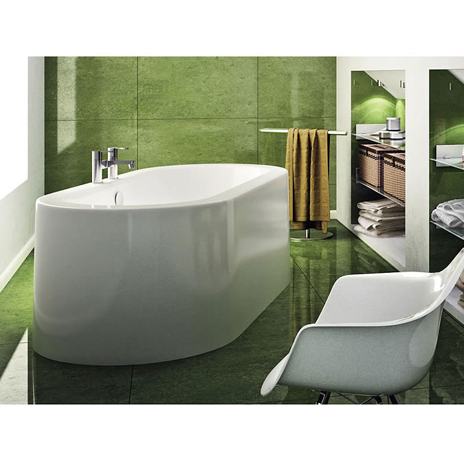 Clearwater - Quattro 1830 x 875 Modern Freestanding Bath - M8 Feature Large Image