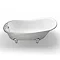 Clearwater - Hannover Natural Stone Bath with Classic Chrome Feet - 1690 x 750mm Large Image