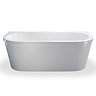 Clearwater - Saturn 1700 x 750 Modern Back to Wall Freestanding Bath - M4 Feature Large Image