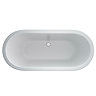 Clearwater - Soho 1685 x 745 Modern Freestanding Bath with Stainless Steel Frame Profile Large Image