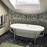 Clearwater - Soho 1685 x 745 Modern Freestanding Bath with Stainless Steel Frame Feature Large Image