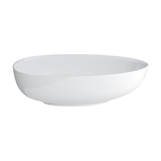 Clearwater Teardrop Petite 1690 x 820mm ClearStone Gloss White Bath  Feature Large Image