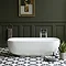 Clearwater Uno 1550 x 725mm ClearStone Gloss White Bath Large Image