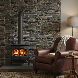 Cleeve Graphite Split Face Cladding Stone Effect Wall Tiles - 263 x 475mm