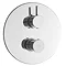Hudson Reed Clio Twin Concealed Thermostatic Shower Valve - A3015 Large Image