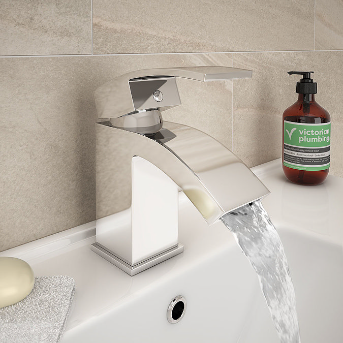 Cloakroom Mono Basin Tap with Click-Clack Waste Standard Large Image