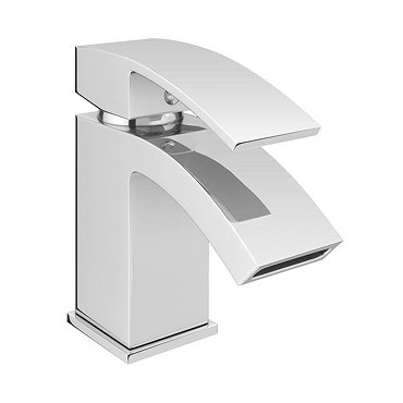 Cloakroom Mono Basin Tap with Click-Clack Waste  Feature Large Image