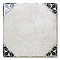 Colburn Octagon Black Vintage Floor Tiles 225 x 225mm