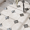 Colburn Octagon Black Vintage Floor Tiles 225 x 225mm