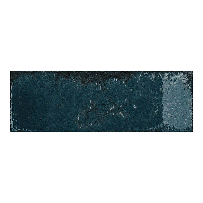 Colmar Rustic Blue Gloss Wall Tiles - 100 x 300mm  Profile Large Image