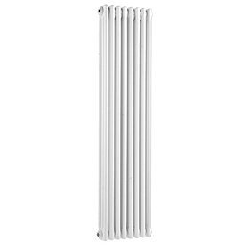 Ultra Colosseum Triple Column Radiator 1500 x 381mm - White - HX309 Large Image