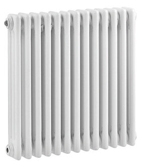 Ultra Colosseum Triple Column Radiator 600 x 606mm - White - HX304 Large Image