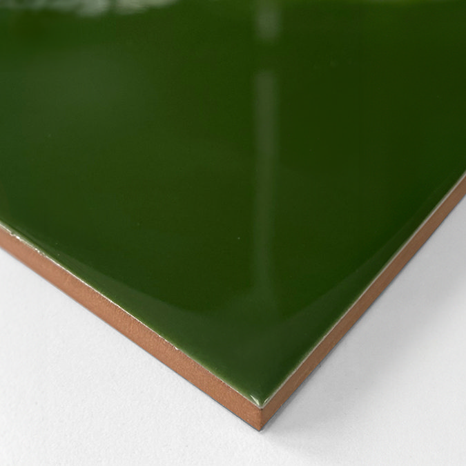 Colour Cascade Green Gloss Wall Tiles - 150 x 150mm