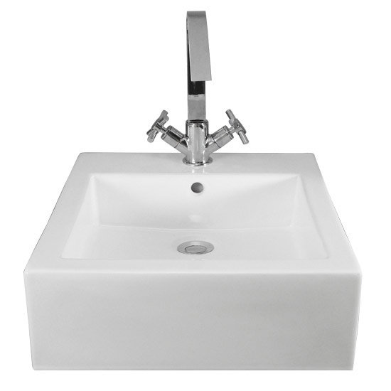 Como Square Counter Top Basin w/ Mono Basin Mixer & Pop-up Waste Profile Large Image