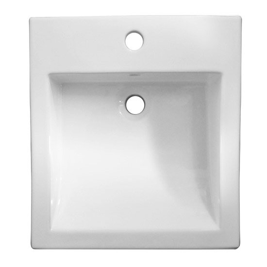 Como Square Counter Top Basin w/ Mono Basin Mixer & Pop-up Waste Feature Large Image