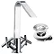 Como Square Counter Top Basin w/ Mono Basin Mixer & Pop-up Waste Standard Large Image